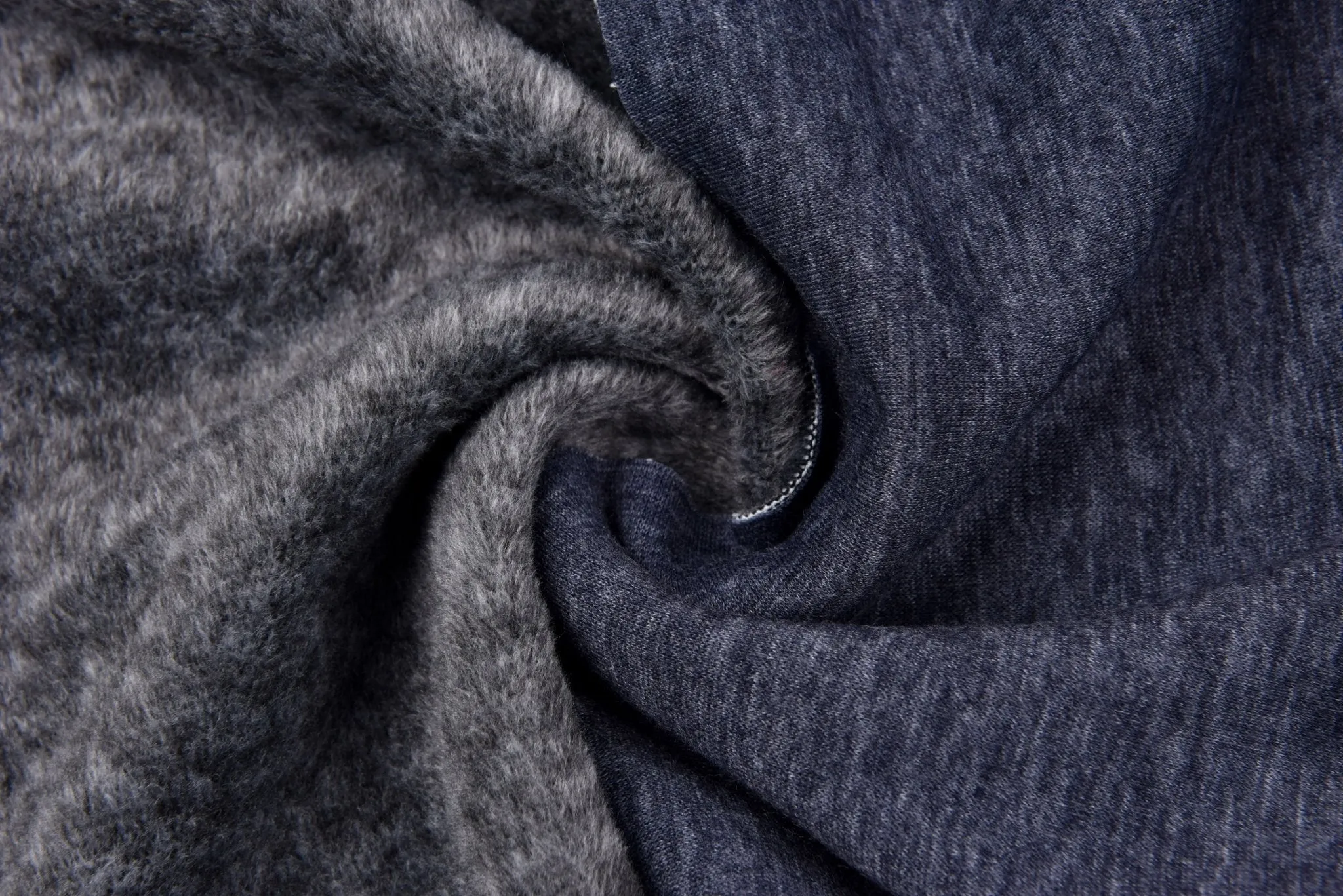 New Alpine Fleece  Mélange  Fabric / Cotton sweatshirt fabric
