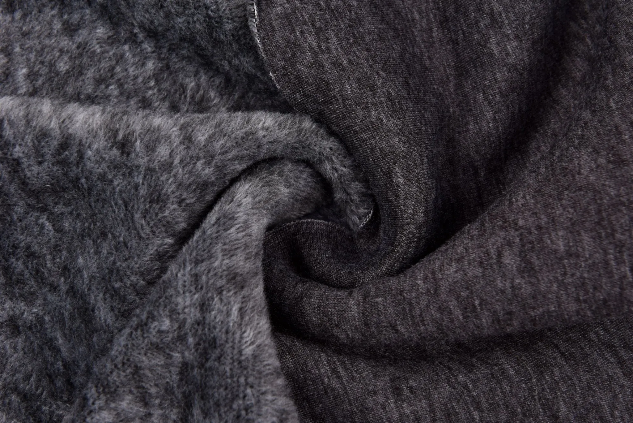 New Alpine Fleece  Mélange  Fabric / Cotton sweatshirt fabric