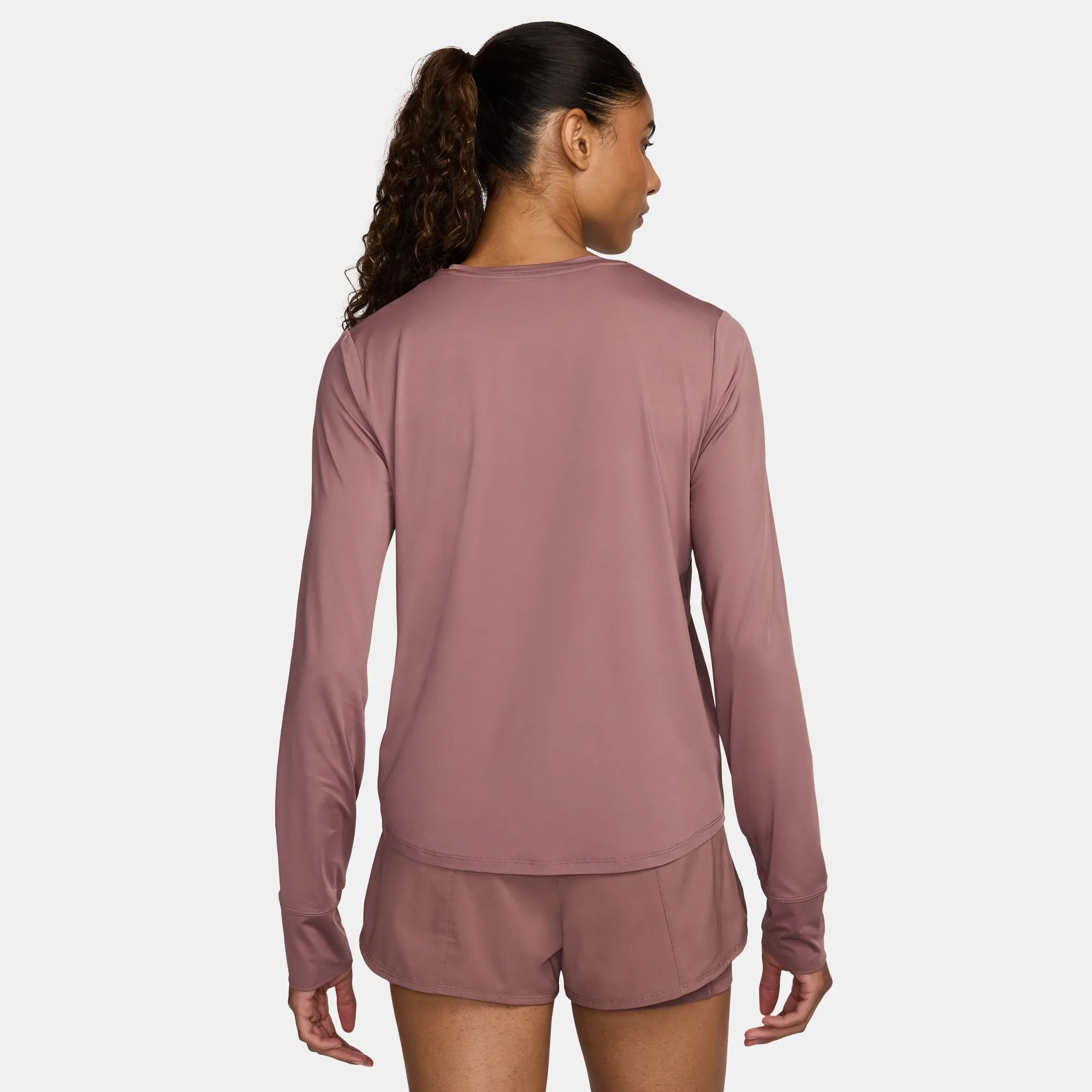 Nike Women's One Dri-FIT Classic Top Smokey Mauve / Black