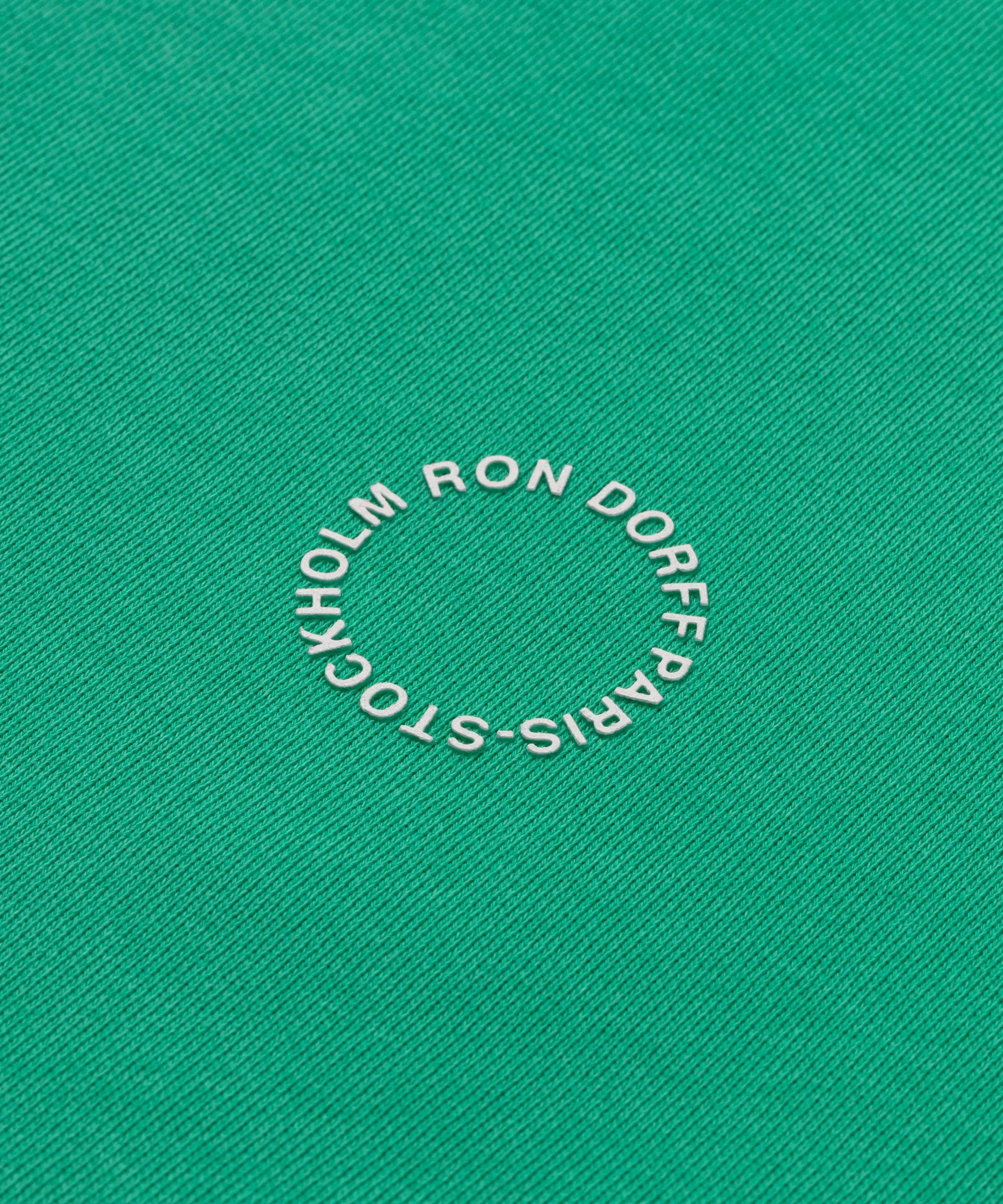Organic Cotton Sleeveless Sweatshirt Eyelet: Grass Green