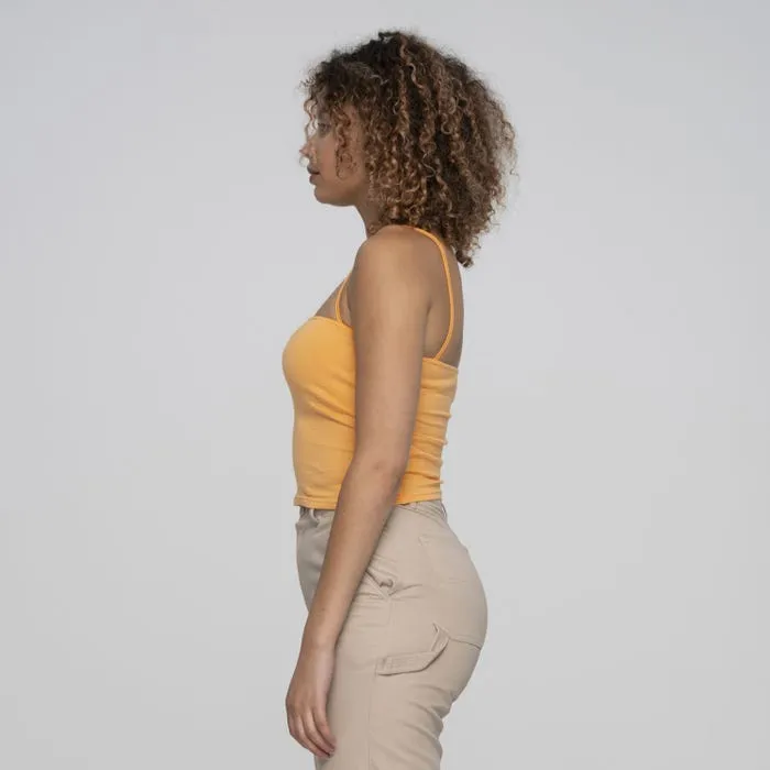 Santa Cruz Women Strip Vest - Papaya