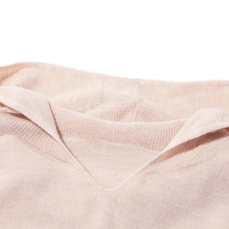 Seamless Hooded Wool Sweater