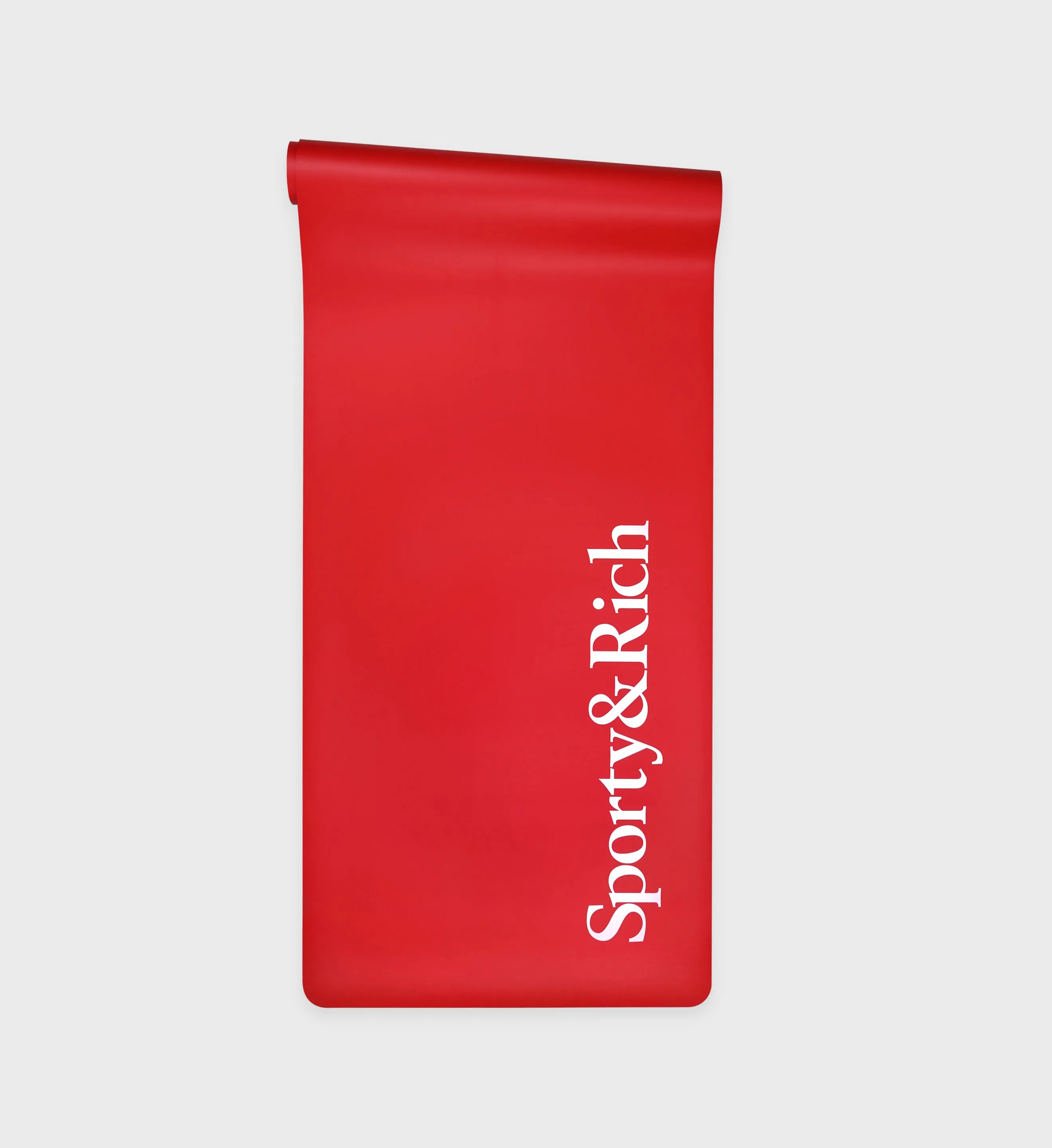 Serif Logo Yoga Mat - Sports Red/White