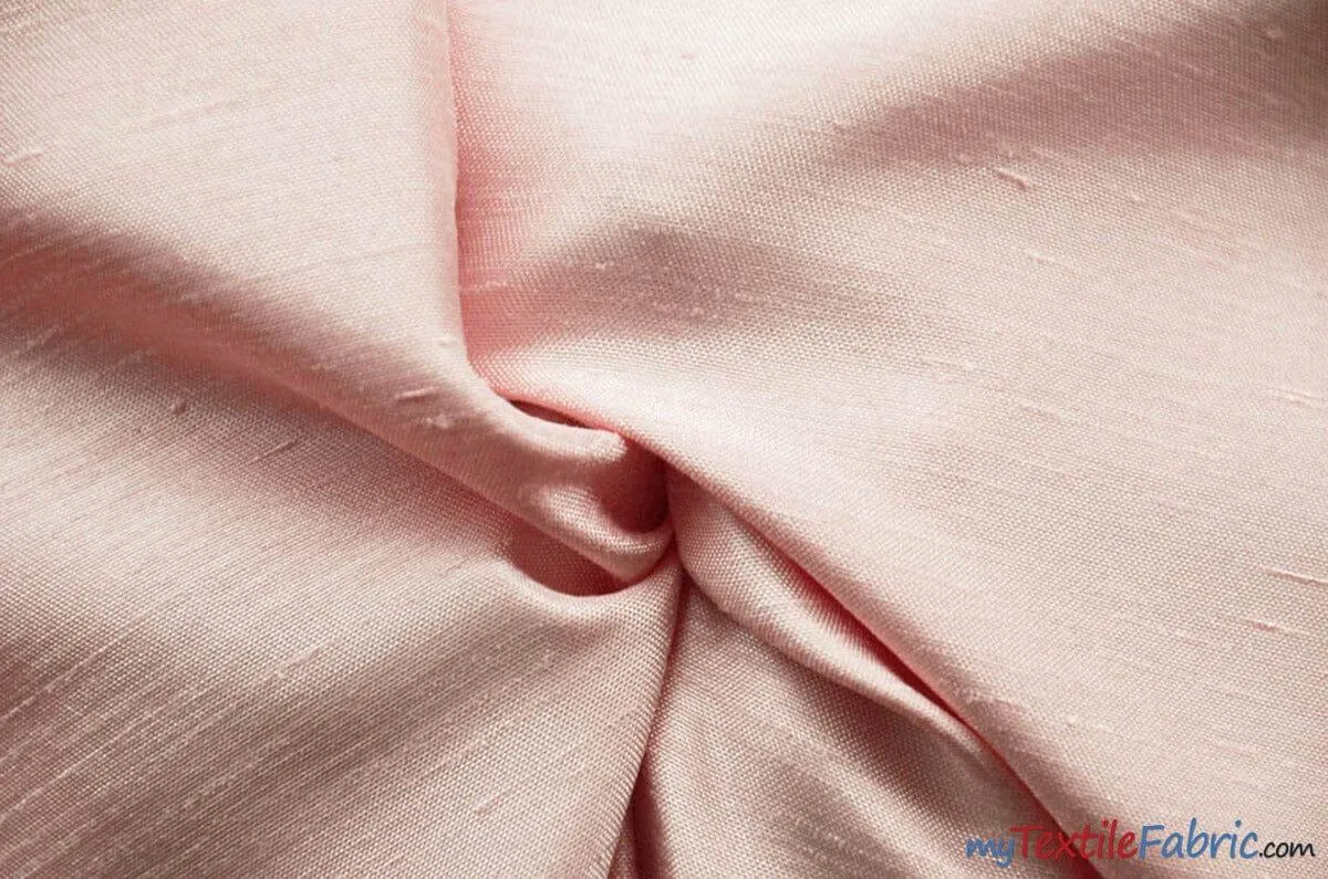 Shantung Satin Fabric | Satin Dupioni Silk Fabric | 60" Wide | Multiple Colors | Wholesale Bolt |