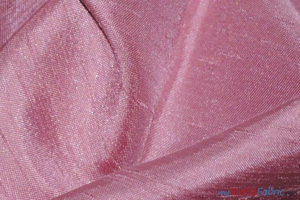 Shantung Satin Fabric | Satin Dupioni Silk Fabric | 60" Wide | Multiple Colors | Wholesale Bolt |