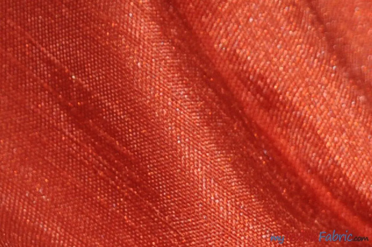 Shantung Satin Fabric | Satin Dupioni Silk Fabric | 60" Wide | Multiple Colors | Wholesale Bolt |