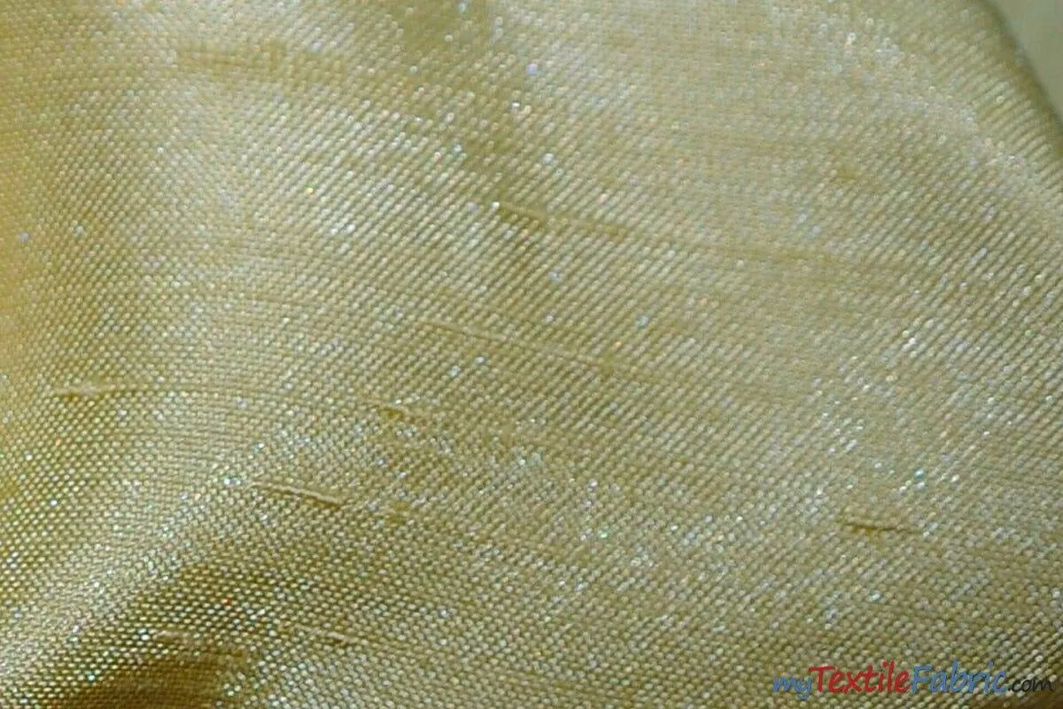 Shantung Satin Fabric | Satin Dupioni Silk Fabric | 60" Wide | Multiple Colors | Wholesale Bolt |