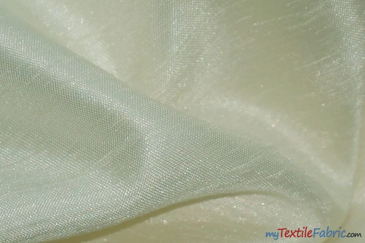Shantung Satin Fabric | Satin Dupioni Silk Fabric | 60" Wide | Multiple Colors | Wholesale Bolt |