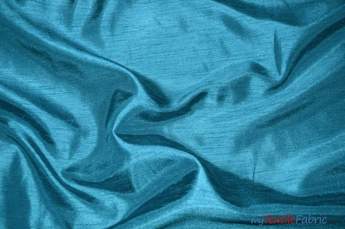 Shantung Satin Fabric | Satin Dupioni Silk Fabric | 60" Wide | Multiple Colors | Wholesale Bolt |