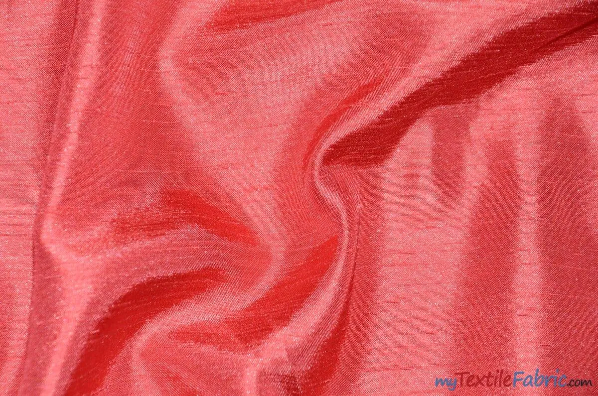 Shantung Satin Fabric | Satin Dupioni Silk Fabric | 60" Wide | Multiple Colors | Wholesale Bolt |