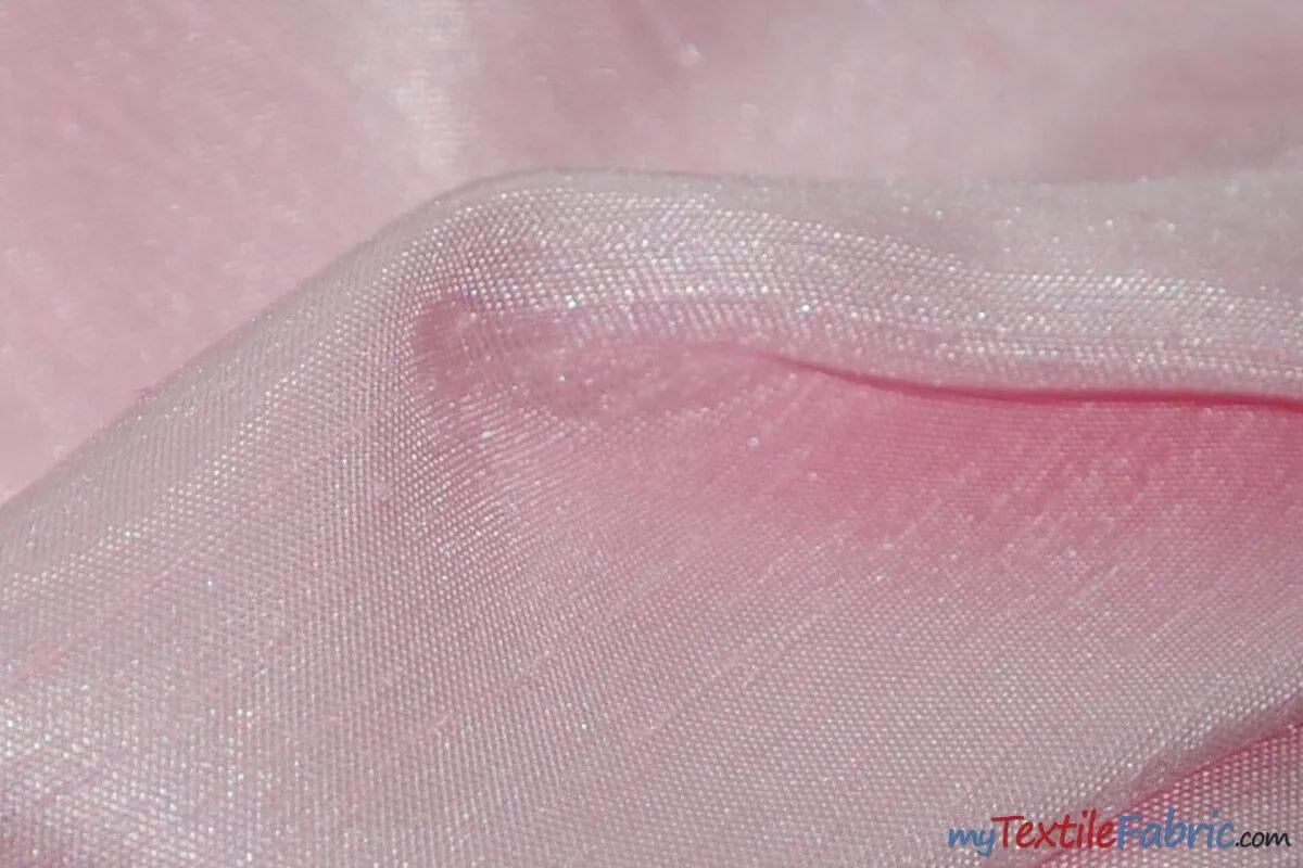 Shantung Satin Fabric | Satin Dupioni Silk Fabric | 60" Wide | Multiple Colors | Wholesale Bolt |