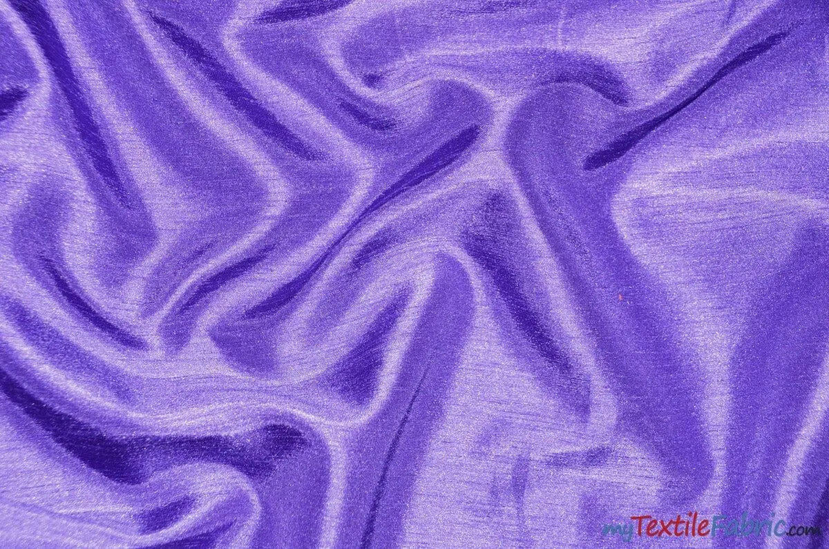 Shantung Satin Fabric | Satin Dupioni Silk Fabric | 60" Wide | Multiple Colors | Wholesale Bolt |