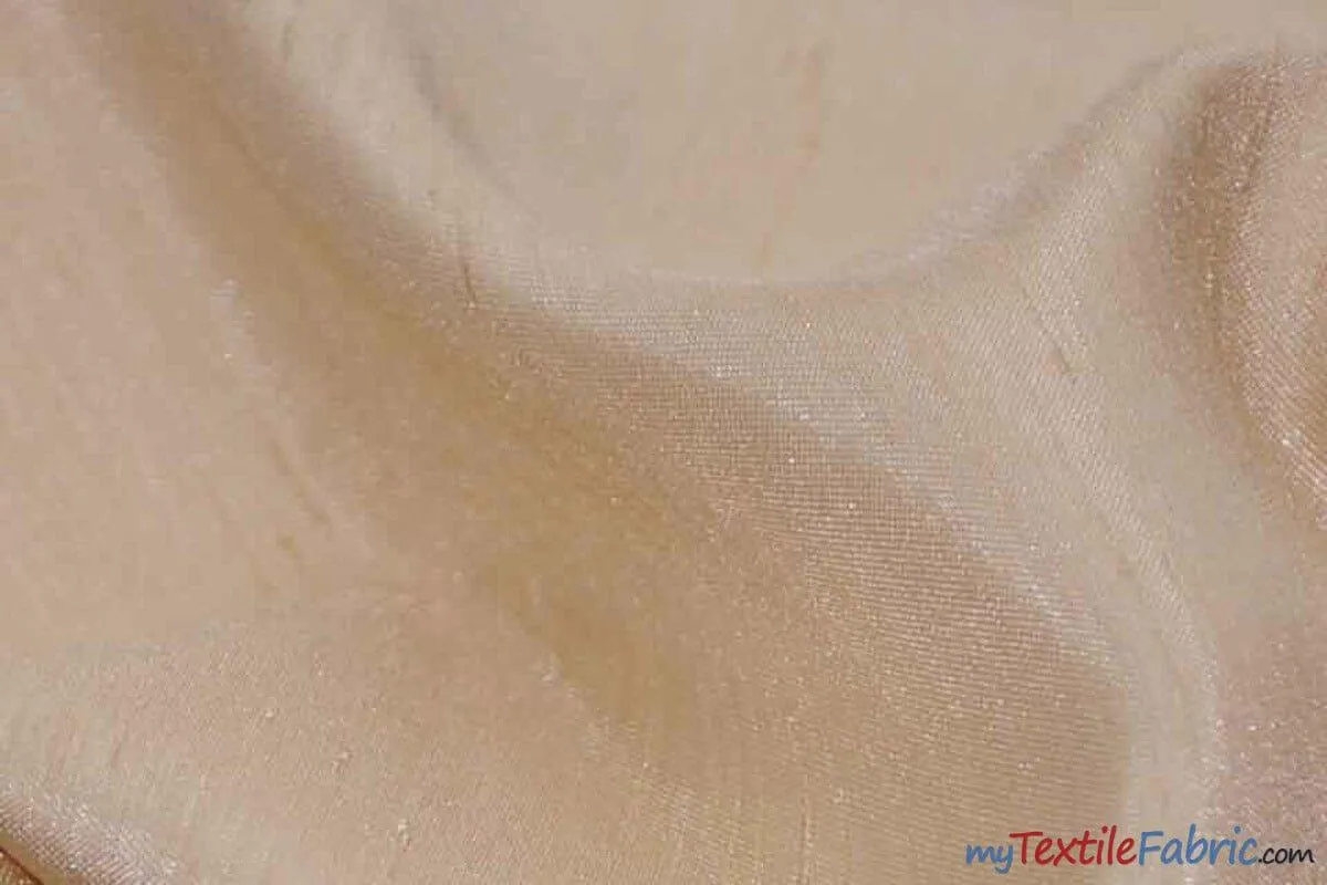 Shantung Satin Fabric | Satin Dupioni Silk Fabric | 60" Wide | Multiple Colors | Wholesale Bolt |