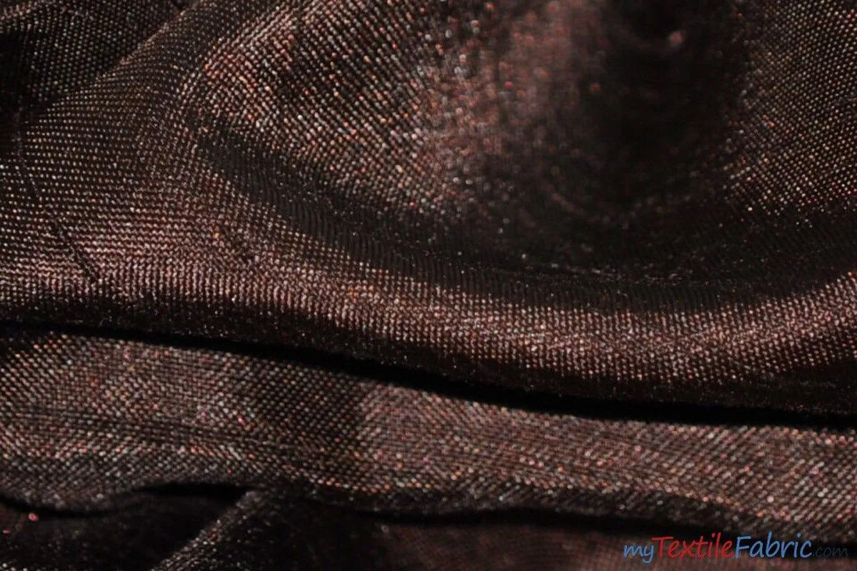 Shantung Satin Fabric | Satin Dupioni Silk Fabric | 60" Wide | Multiple Colors | Wholesale Bolt |