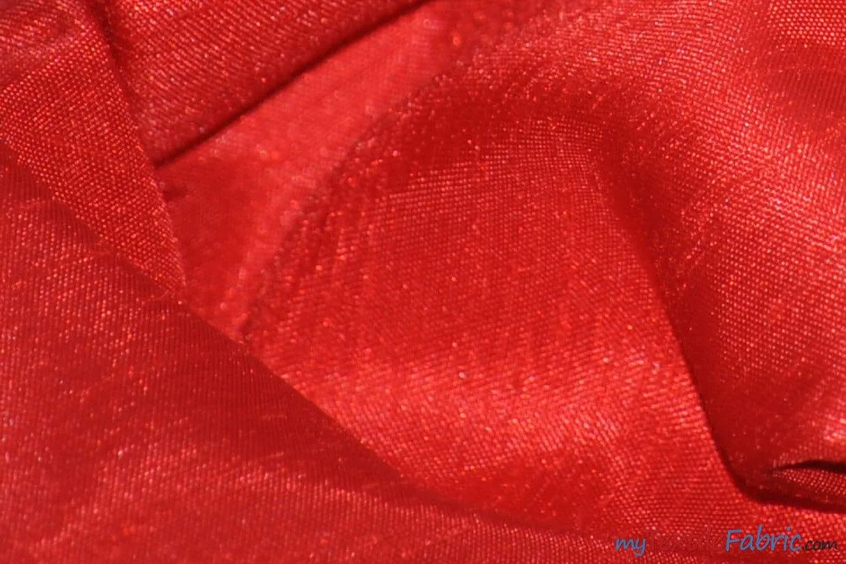 Shantung Satin Fabric | Satin Dupioni Silk Fabric | 60" Wide | Multiple Colors | Wholesale Bolt |