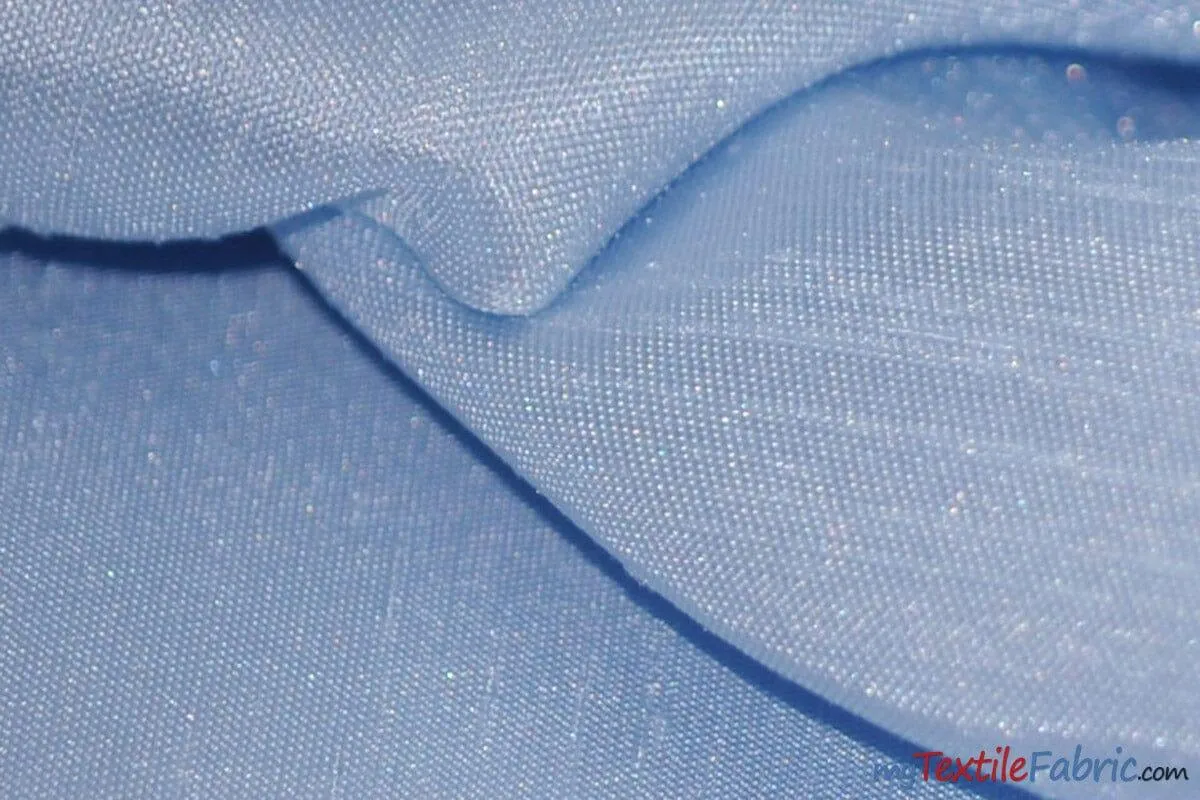 Shantung Satin Fabric | Satin Dupioni Silk Fabric | 60" Wide | Multiple Colors | Wholesale Bolt |