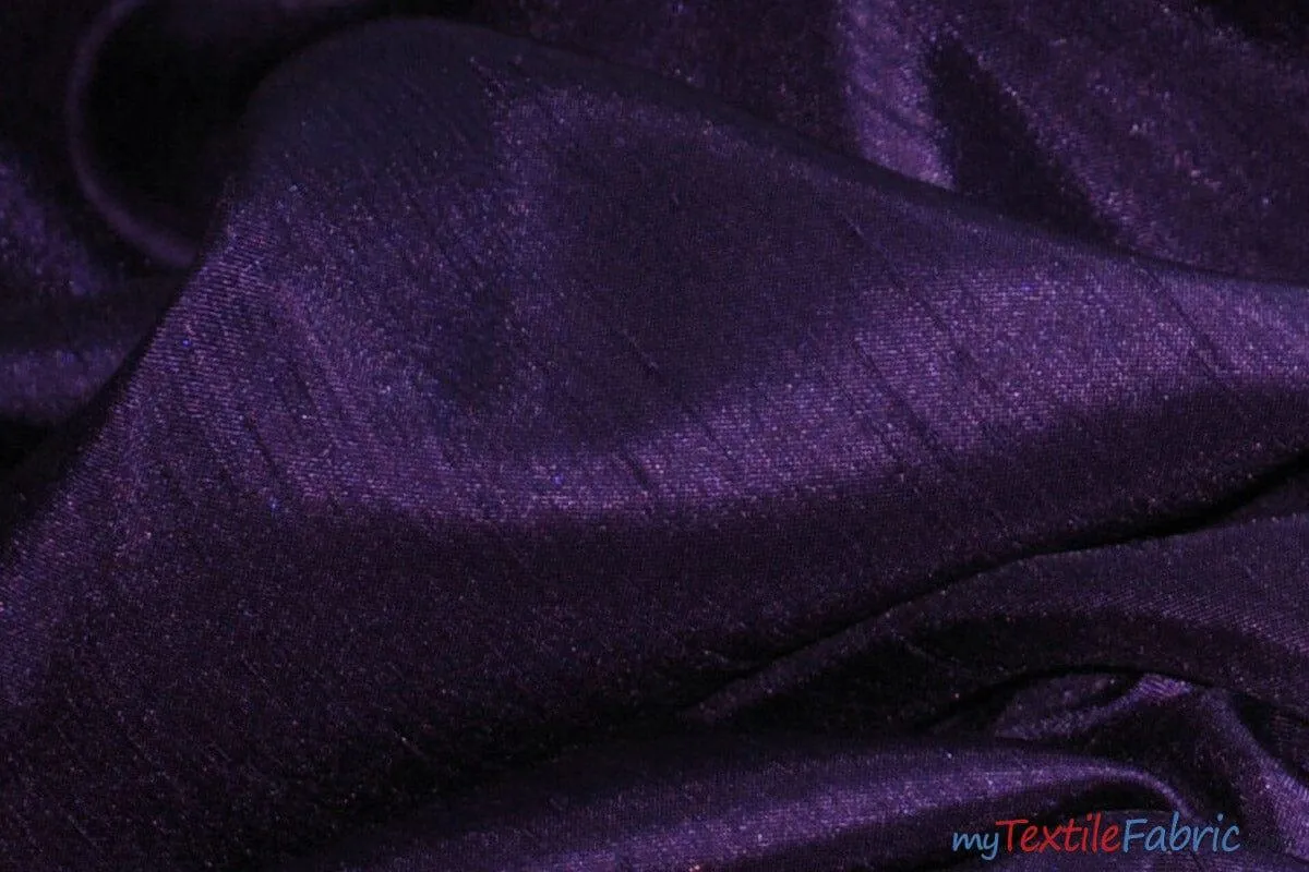 Shantung Satin Fabric | Satin Dupioni Silk Fabric | 60" Wide | Multiple Colors | Wholesale Bolt |