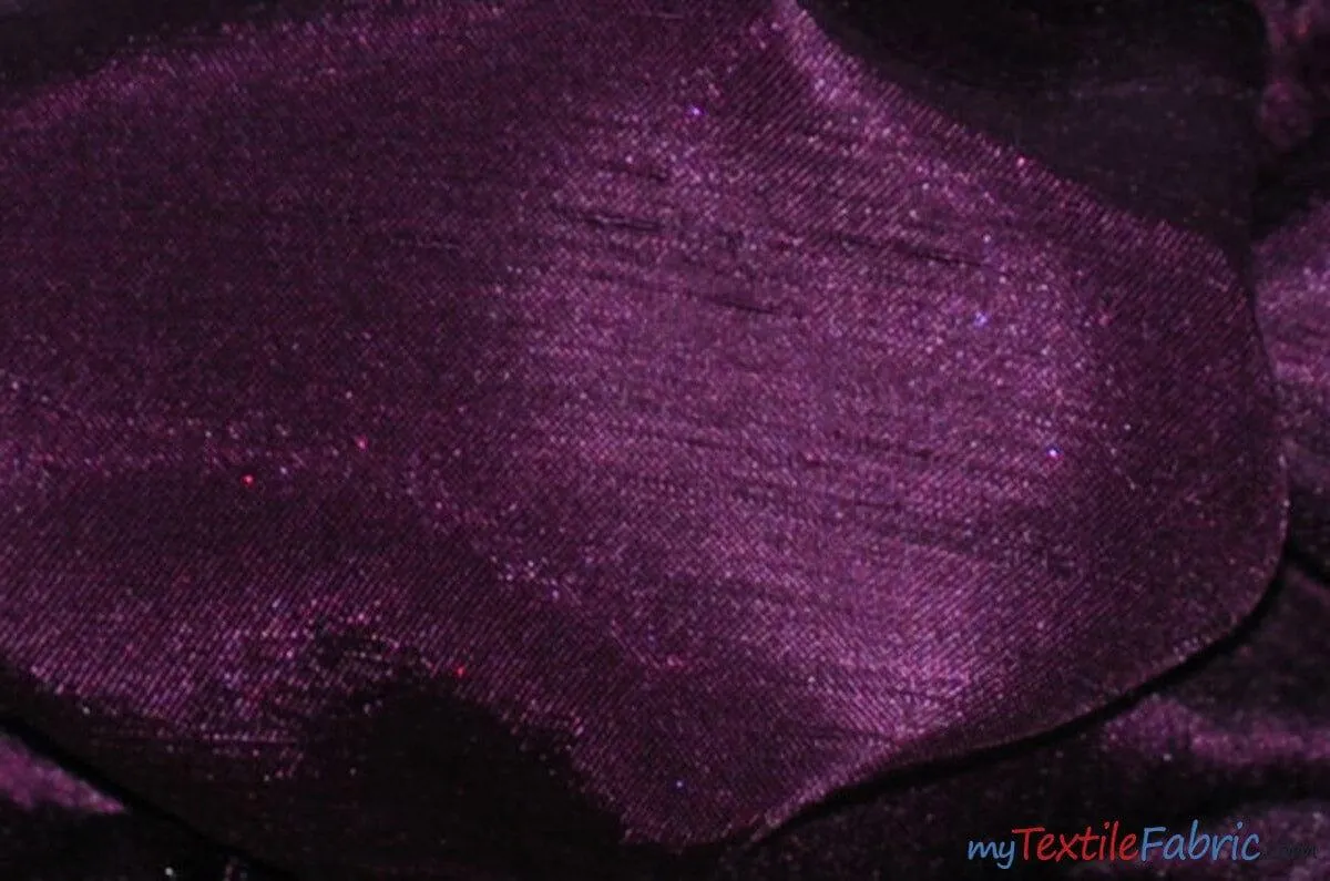 Shantung Satin Fabric | Satin Dupioni Silk Fabric | 60" Wide | Multiple Colors | Wholesale Bolt |