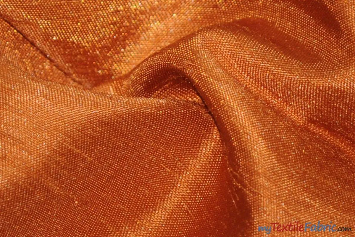 Shantung Satin Fabric | Satin Dupioni Silk Fabric | 60" Wide | Multiple Colors | Wholesale Bolt |