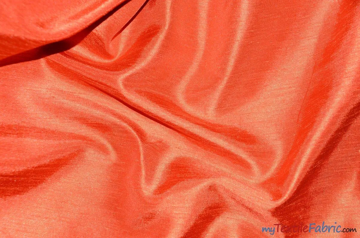 Shantung Satin Fabric | Satin Dupioni Silk Fabric | 60" Wide | Multiple Colors | Wholesale Bolt |