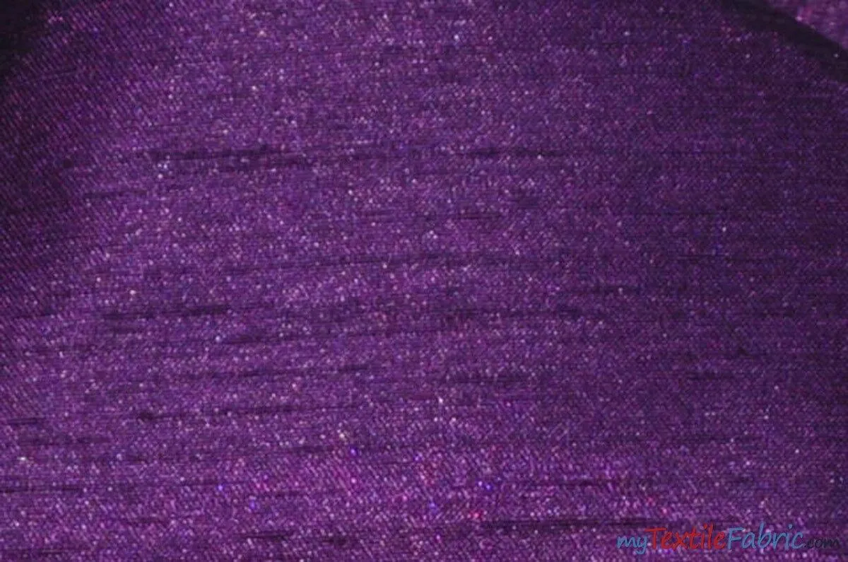 Shantung Satin Fabric | Satin Dupioni Silk Fabric | 60" Wide | Multiple Colors | Wholesale Bolt |