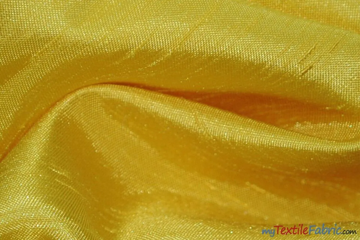 Shantung Satin Fabric | Satin Dupioni Silk Fabric | 60" Wide | Multiple Colors | Wholesale Bolt |
