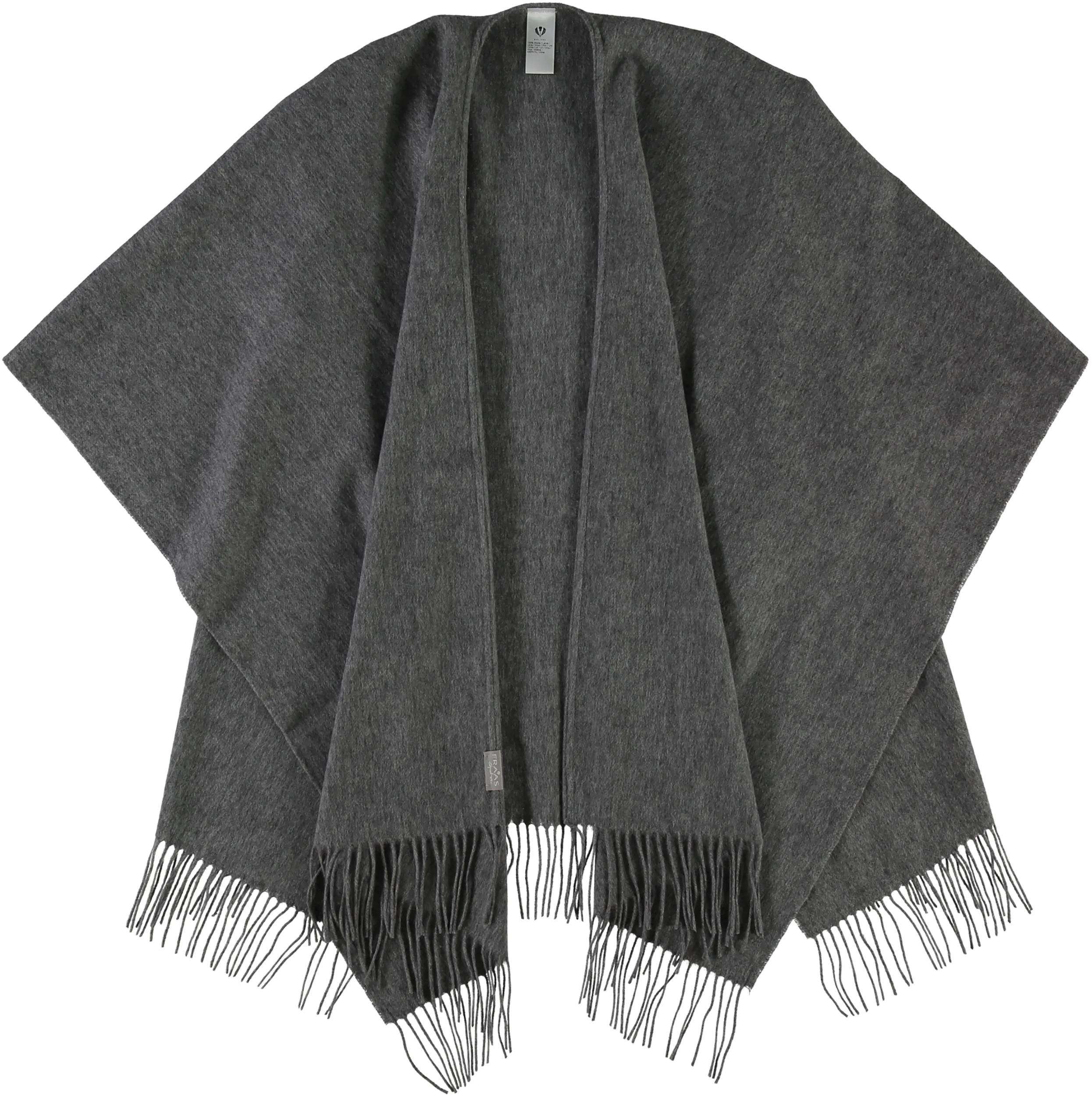 Signature Solid Wool Woven Ruana