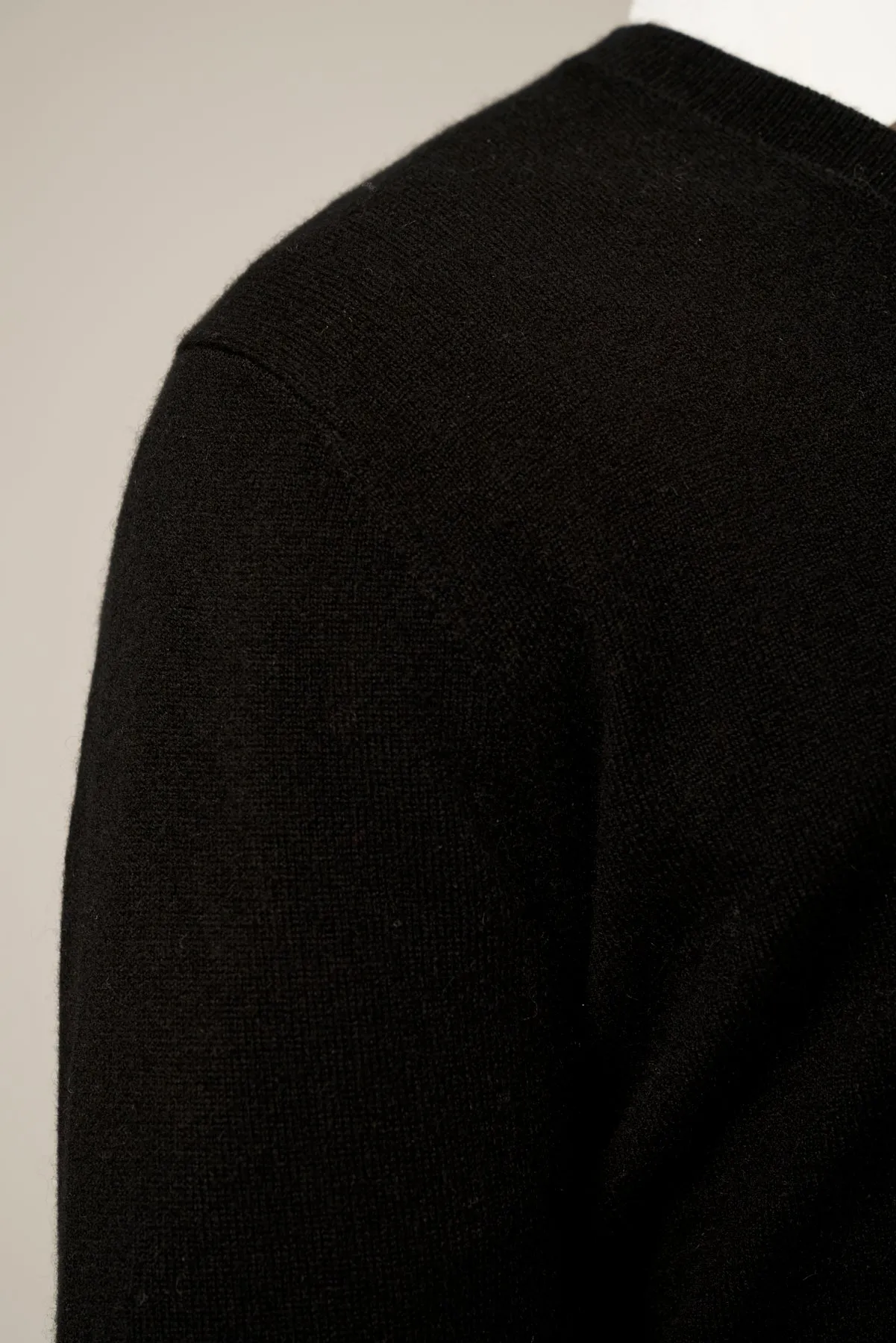 Solid V-Neck Merino Sweater