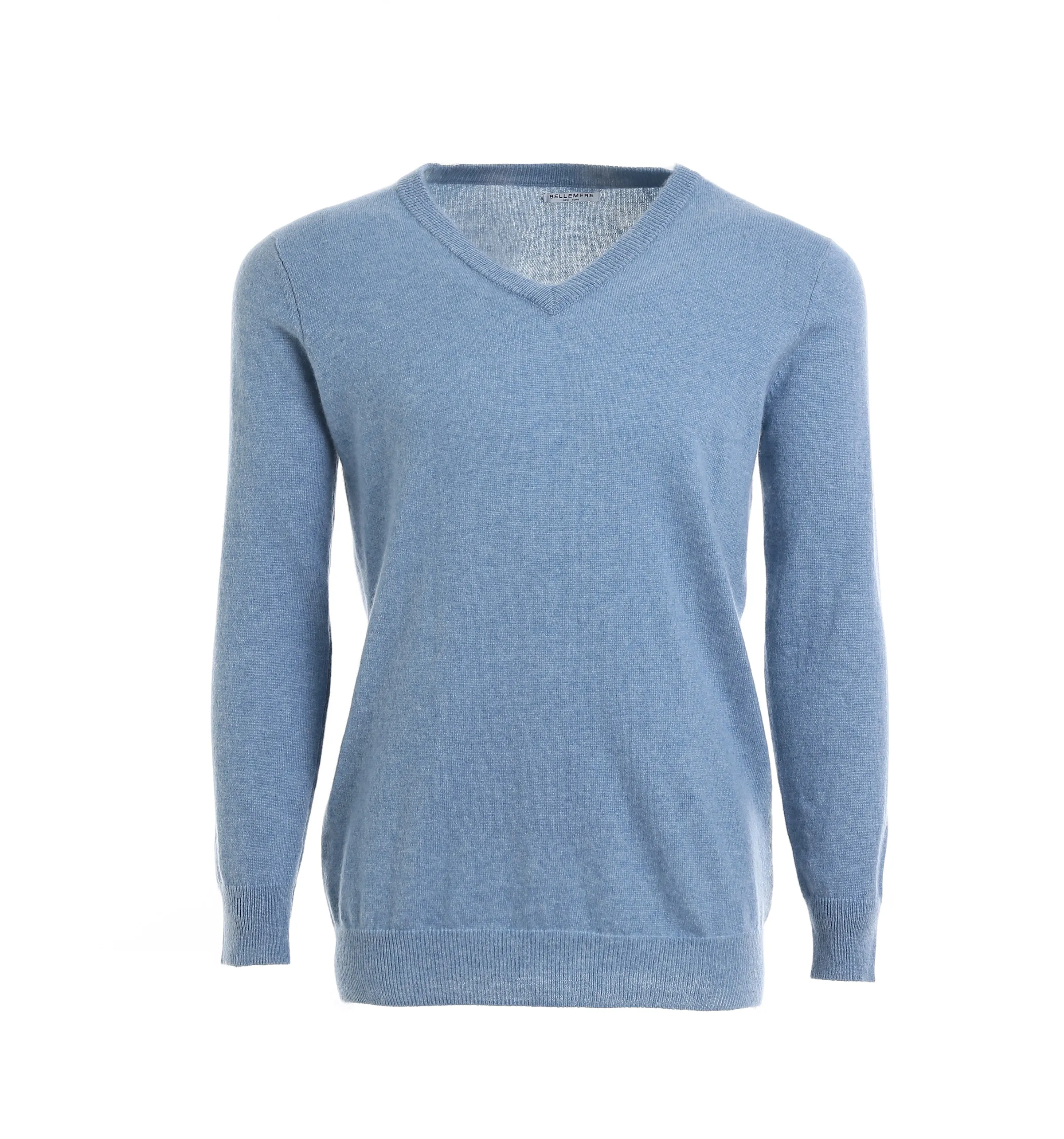 Solid V-Neck Merino Sweater