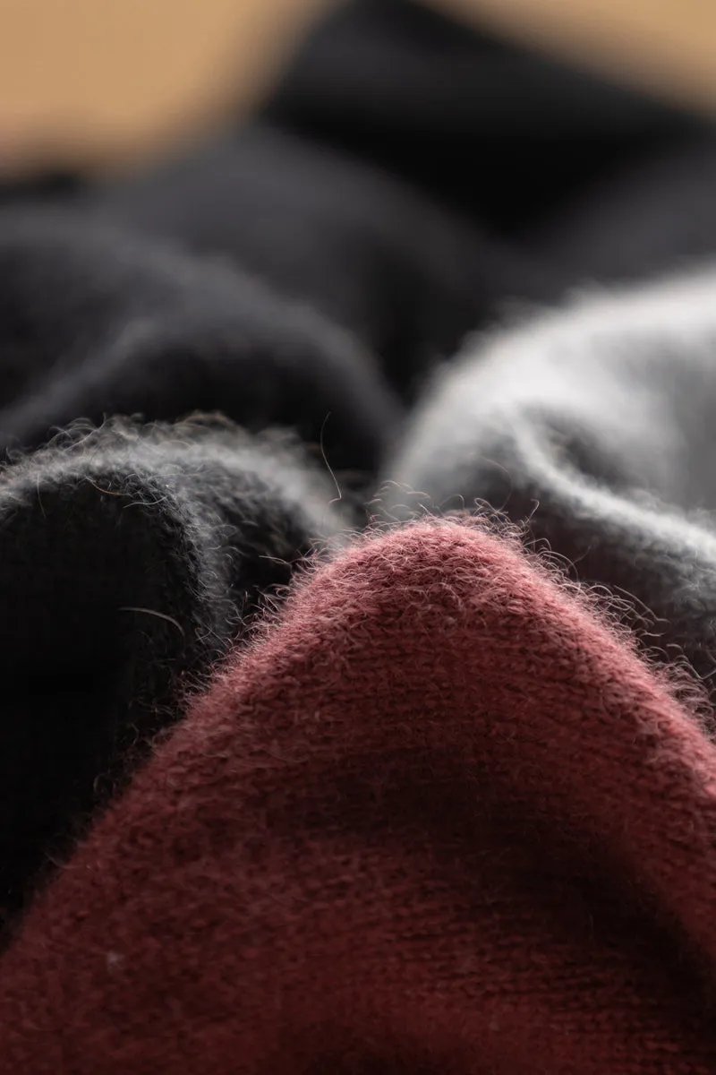 Solid V-Neck Merino Sweater