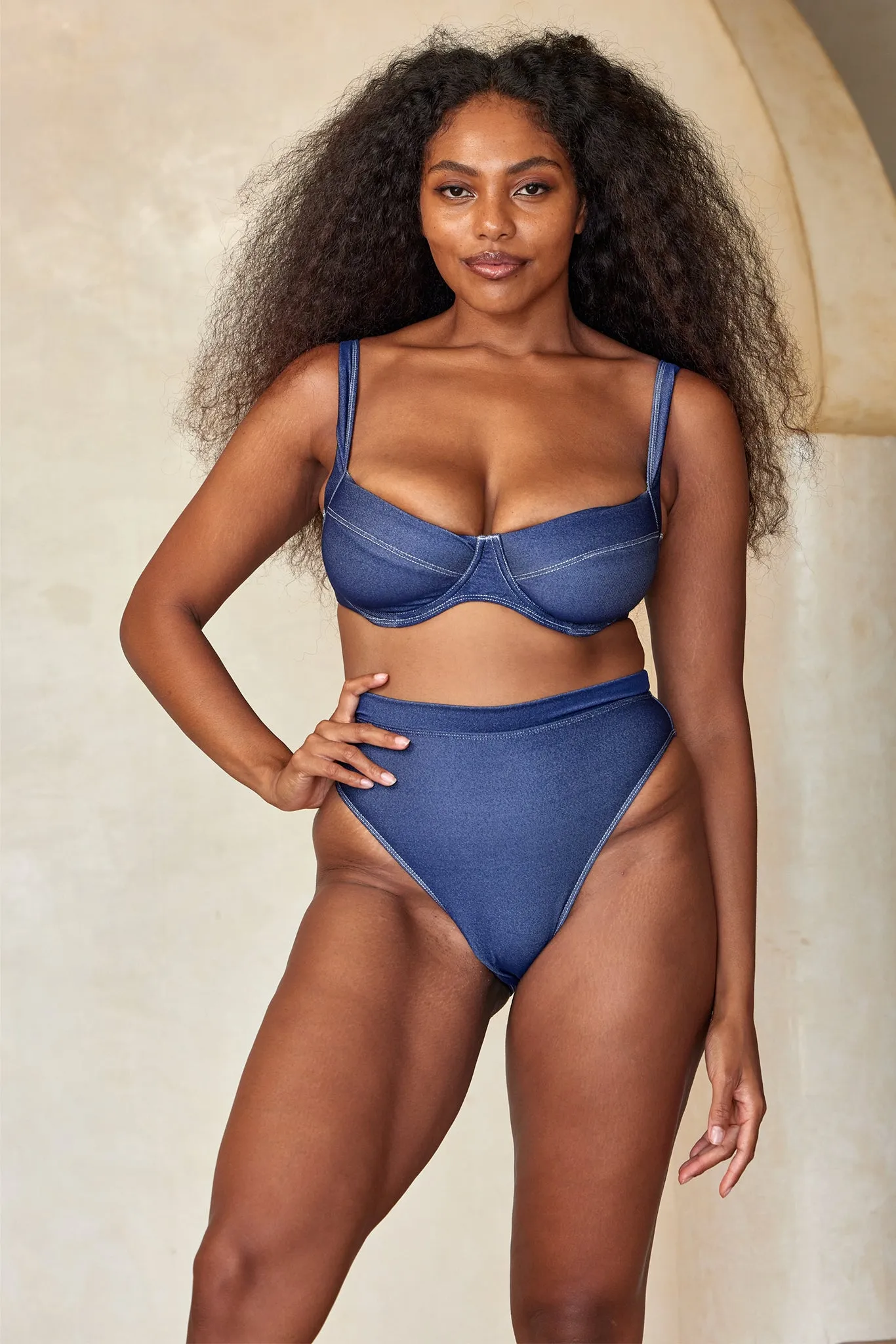 Sorrento Top - Blue Denim
