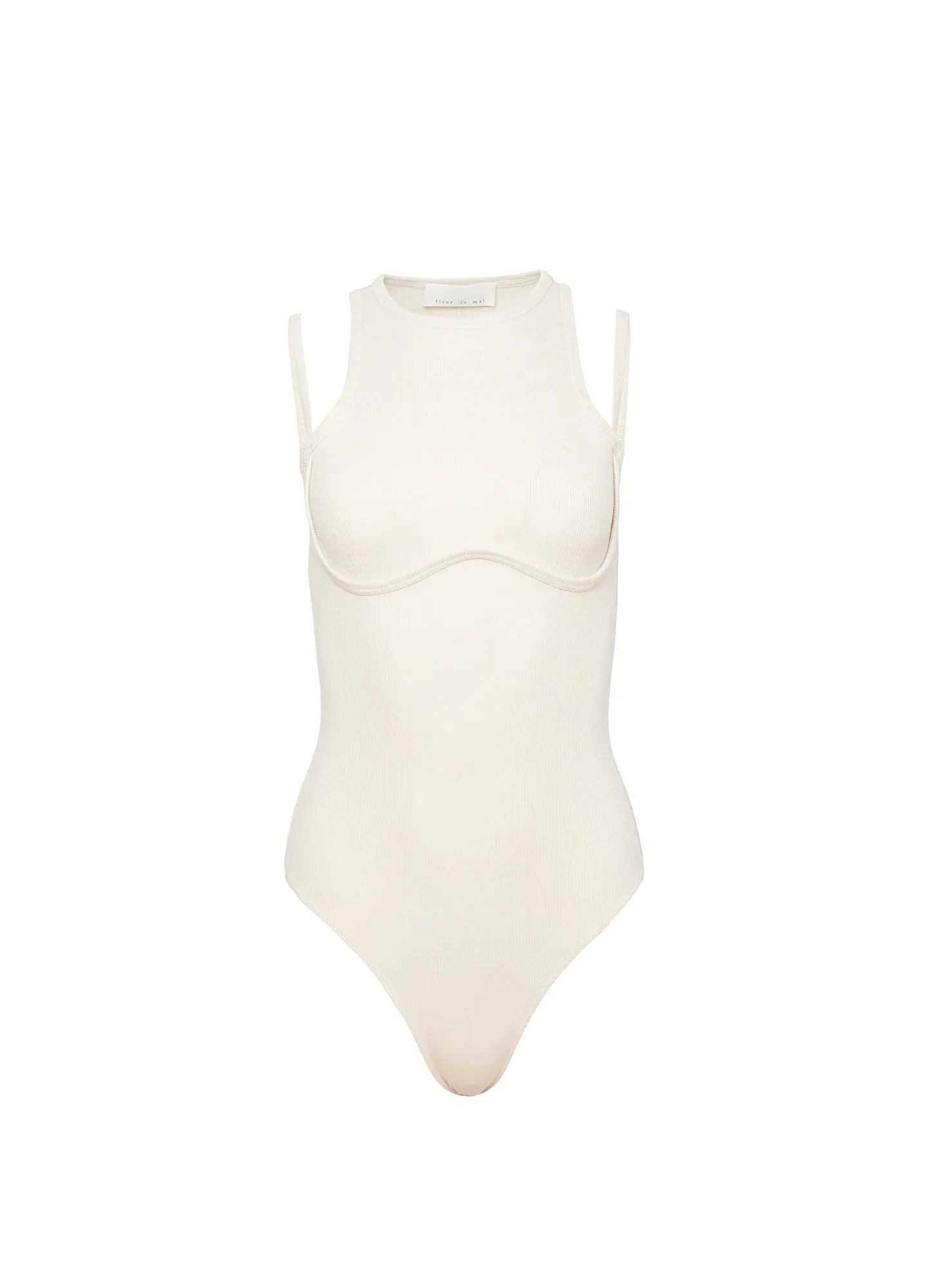 Strappy Ribbed Bodysuit