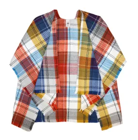 Tartan Woven Ruana
