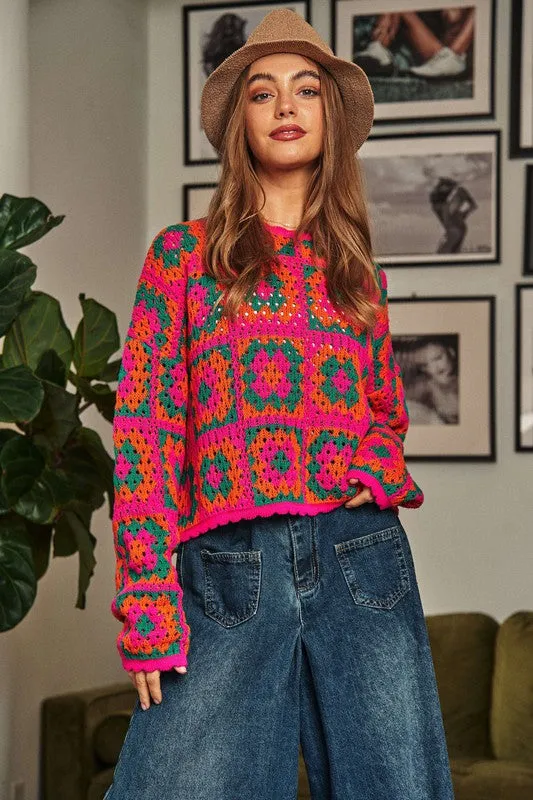 The Lexi Crochet Sweater (DS)