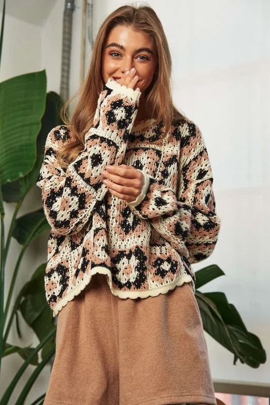 The Lexi Crochet Sweater (DS)