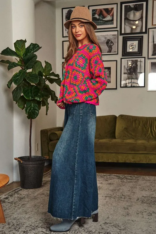 The Lexi Crochet Sweater (DS)