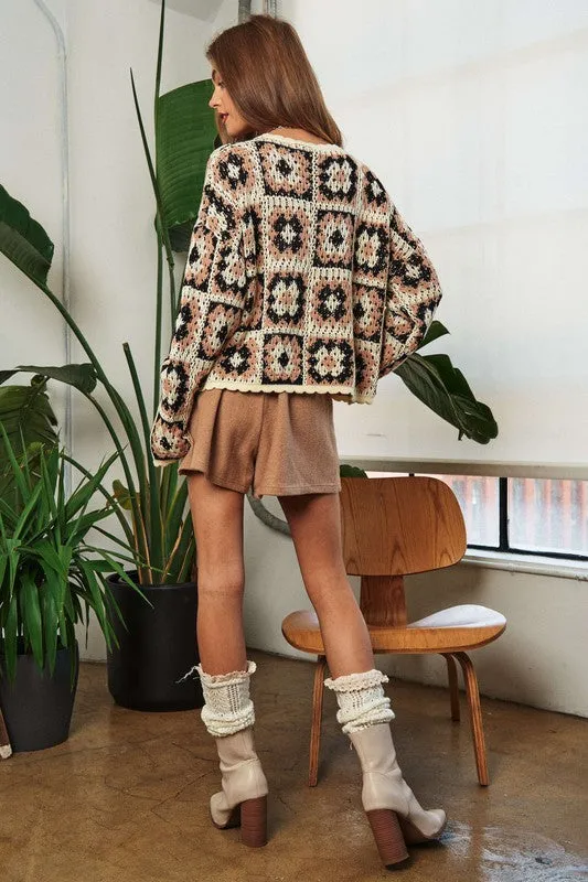 The Lexi Crochet Sweater (DS)