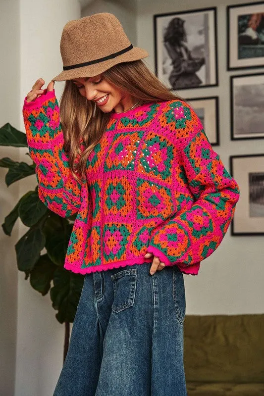 The Lexi Crochet Sweater (DS)