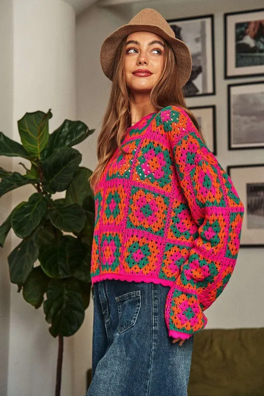 The Lexi Crochet Sweater (DS)