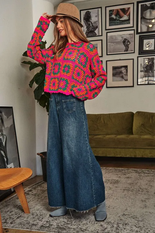 The Lexi Crochet Sweater (DS)