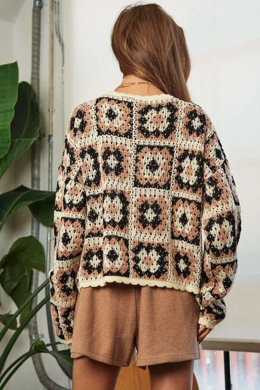 The Lexi Crochet Sweater (DS)
