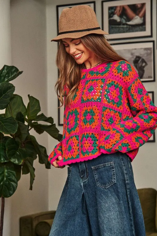 The Lexi Crochet Sweater (DS)